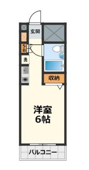 コンドミニアム蒔田の間取り画像