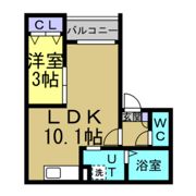 Jack yawataⅠの間取り画像
