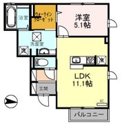 ロイヤル横田南の間取り画像