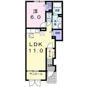 サンフローラAの間取り画像