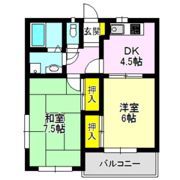 ハイツクレインの間取り画像
