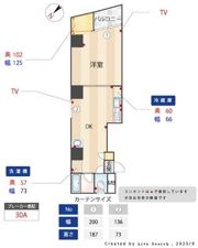 メインステージ入谷の間取り画像