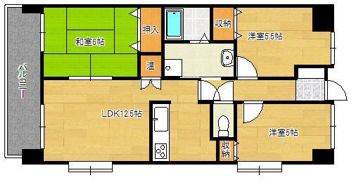 オータムパレスの間取り画像