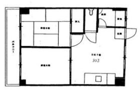桑畑高徳マンションの間取り画像