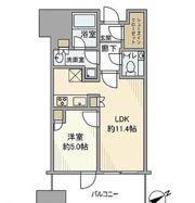 麻布台ヒルズレジデンスBの間取り画像