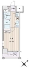 HF門前仲町レジデンスの間取り画像