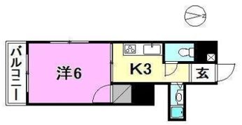 グロリーハイツ重松の間取り画像