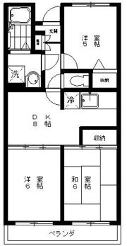 シャルマン北葛西A棟の間取り画像