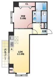 エイチアールケイビルの間取り画像