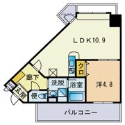 HF平尾レジデンスの間取り画像