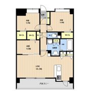 LIBTH菊陽の間取り画像