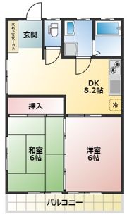 グリーンハイツの間取り画像