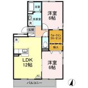 アンソレイユ久里浜 A棟の間取り画像