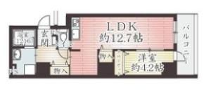 アーベル更紗北堀江の間取り画像
