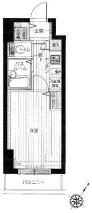 トーシンフェニックス初台弐番館の間取り画像
