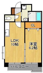 FORTUNATE砂津の間取り画像