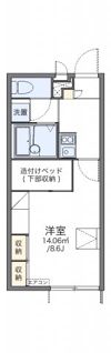 レオパレス湖月の間取り画像