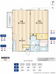 高稲荷ハイツの間取り画像