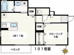 メゾンカテリーナAの間取り画像