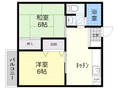 植木アパートの間取り画像