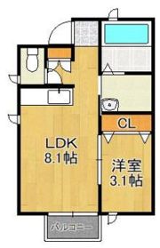 コンフォートテラス感田の間取り画像