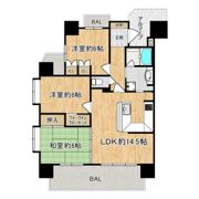 ライオンズグローベル川越ステーションプラザの間取り画像