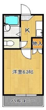 コーポ守恒の間取り画像