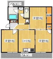屋島パークハイツの間取り画像