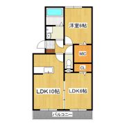 コンフォール A棟の間取り画像