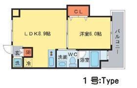 サクセス天神橋フロントの間取り画像