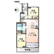 (仮）市原市青柳新築アパートの間取り画像
