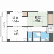 クーランデール天神橋の間取り画像