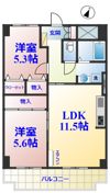 ミドルロード壱番館の間取り画像