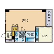 KDXレジデンス西新の間取り画像