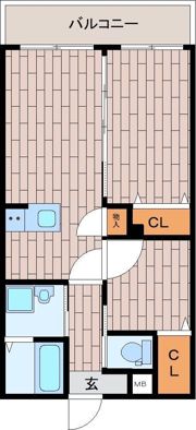 グランイニシオ都島の間取り画像