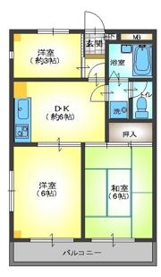 広木ハイツの間取り画像