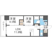 アーバネックス南森町WESTの間取り画像