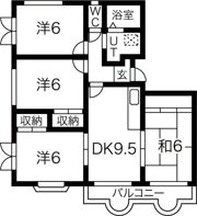 キャッスルプラザの間取り画像