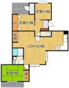 サンライズコーポラス青山B棟 407号室の間取り画像