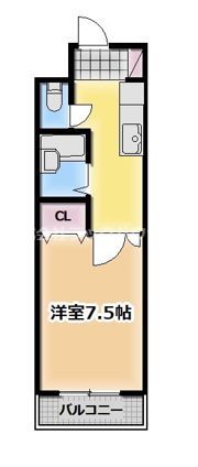 YKマンションの間取り画像