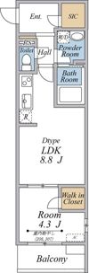 （仮称）リブリ・相模原市南区東林間(10)AA04689の間取り画像