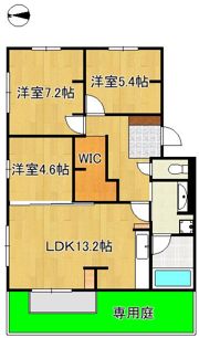 D-ROOM本城東 B棟の間取り画像