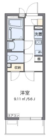 クレイノコンフォール東中島の間取り画像
