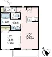 ASHIPI西谷(ｱｼﾋﾟ西谷)の間取り画像