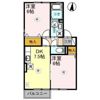 風のクローバー Aの間取り画像