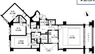オーキッドコート湖南館の間取り画像