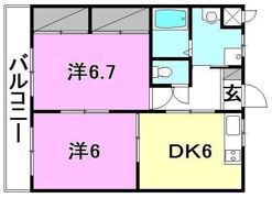 エクセル12の間取り画像