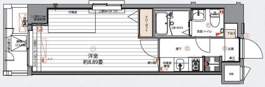 グランパークN.東京の間取り画像