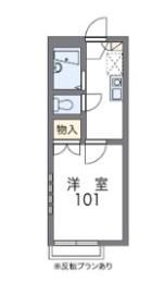 レオパレスグリーンヒルズ上水本町の間取り画像