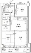 ライオンズマンション下山手第2の間取り画像